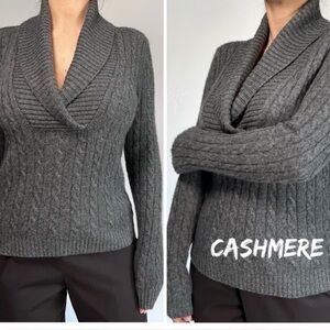 Trendy Ralph lauren cable knit cashmere wool sweater women 100% cashmere